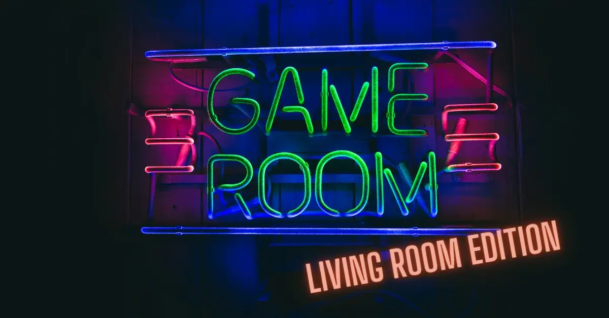 living room pc gaming setup