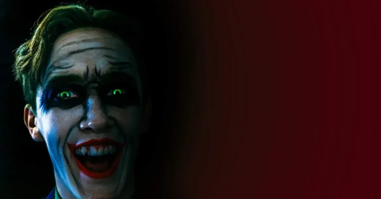 Joker laughing