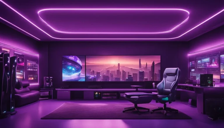 Purple Gaming Room