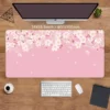 kf Abd4b4cd744e24450a70a49935abe2821F Mouse Pad Women Pink Flower Mousepad Large Desk Mat XXL Home Desk Accessories Cute Kawaii High